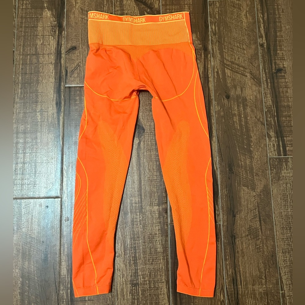 Gym shark orange workout leggings